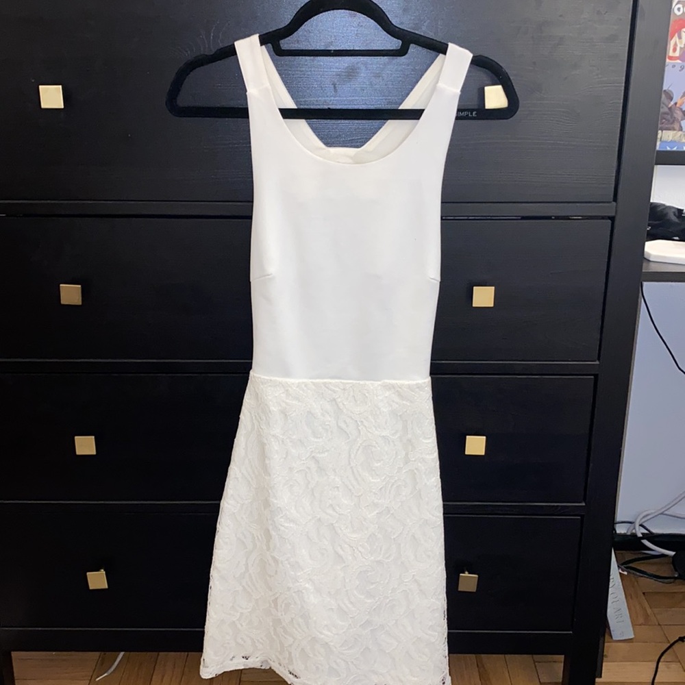 White Lace Urban Outfitters Kimchi Blue Dress